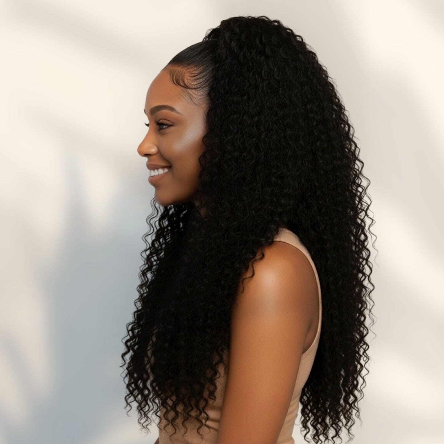 Burmese Curly Glueless Lace Wig