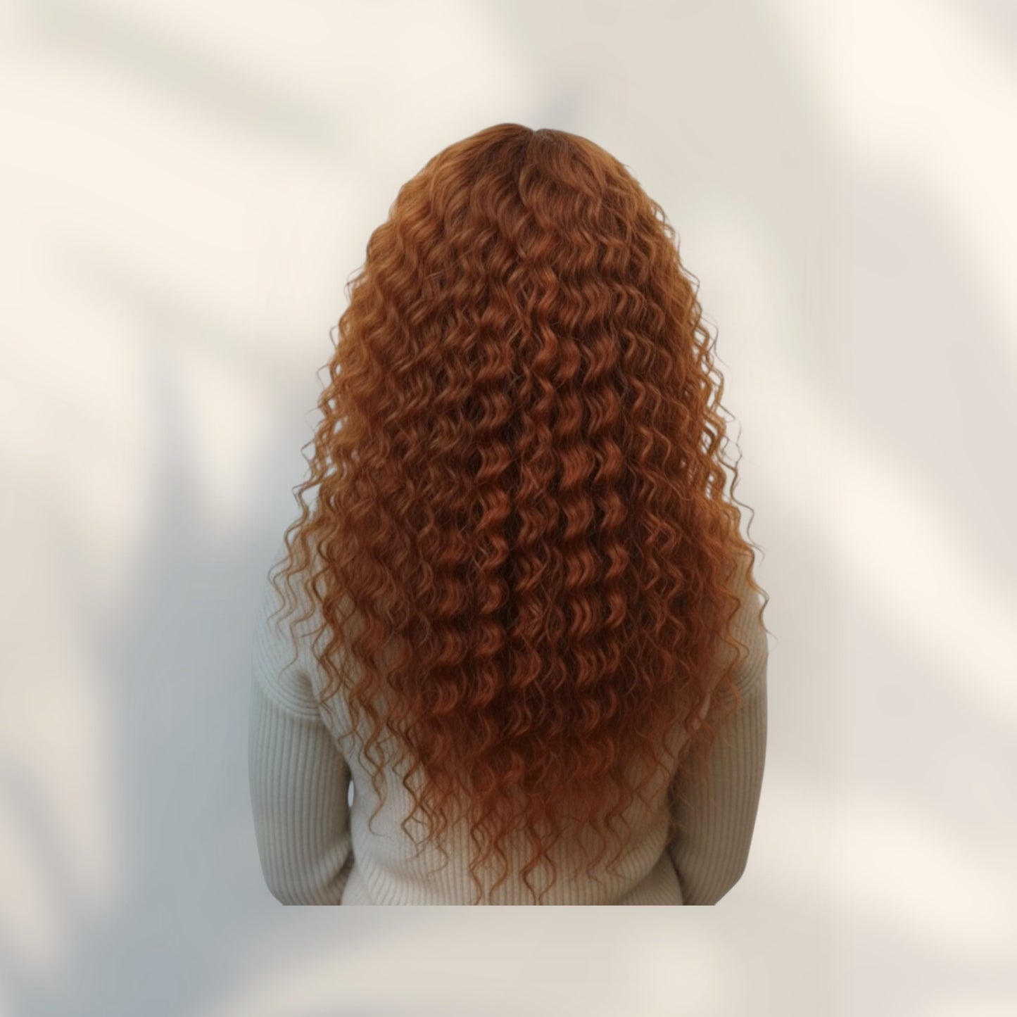 350 Copper Kinky Full Lace Wig-210% Density