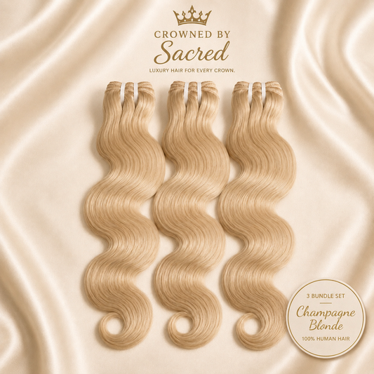 Champagne Blonde 3-Bundle Set (18"+ 20"+ 22"