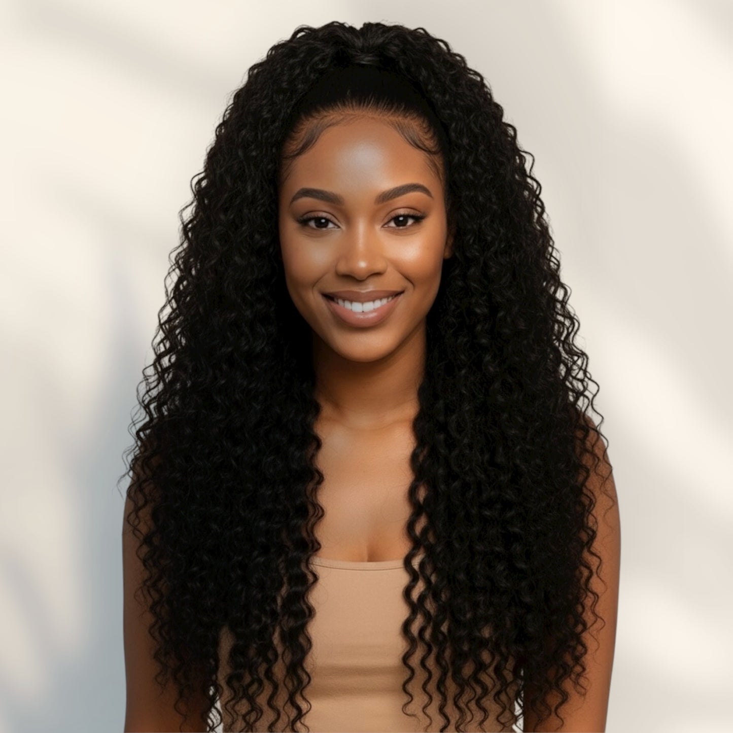 Burmese Curly Glueless Lace Wig
