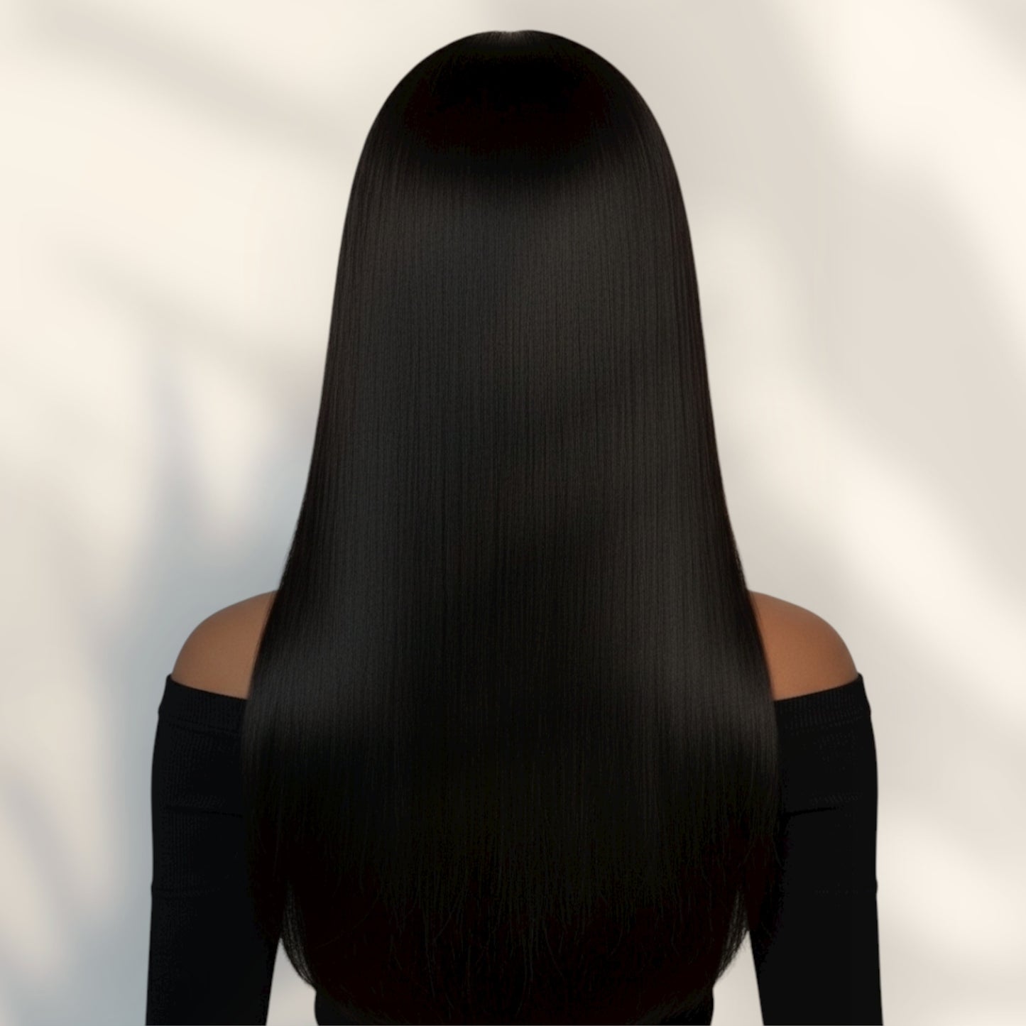 Straight Wig with Bangs – HD Lace