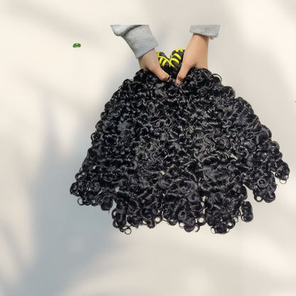 Burmese Curly Hair Bundles-Weft & No Weft Options