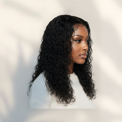 HD Transparent Water Wave Lace Wig —180% Density